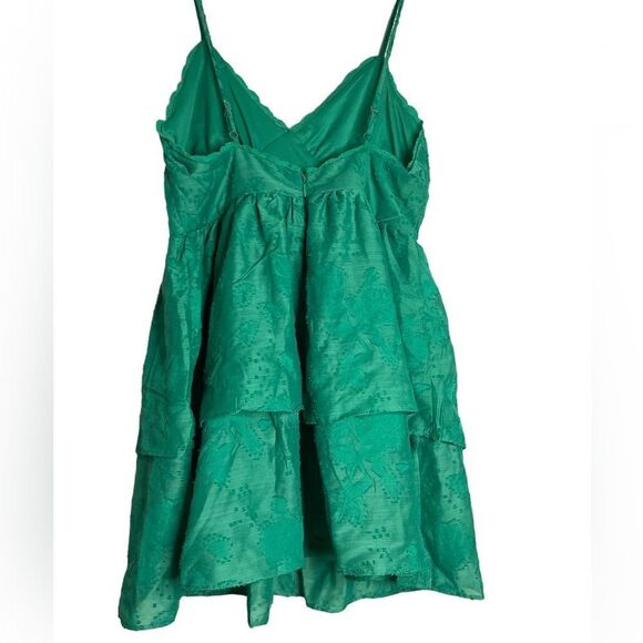NEW-Women’s  Sleeveless Tiered Fit & Flare Dress - Picture 3 of 7